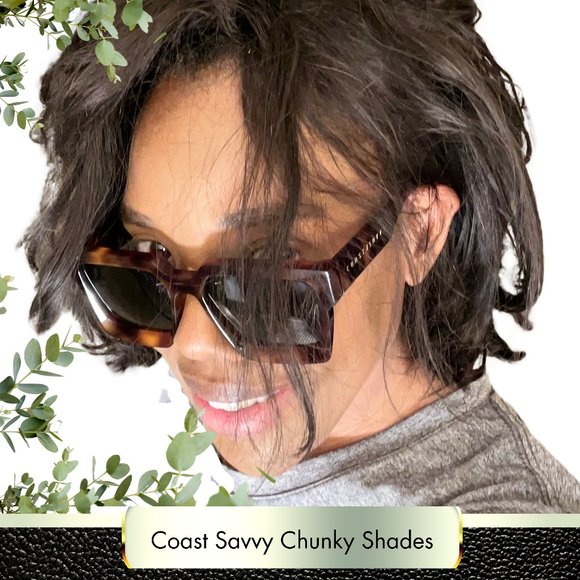 Tortoise Shell Brown Shades- Coast Savvy, LLC ® - Mazzucchelli Acetate Shades main image 7